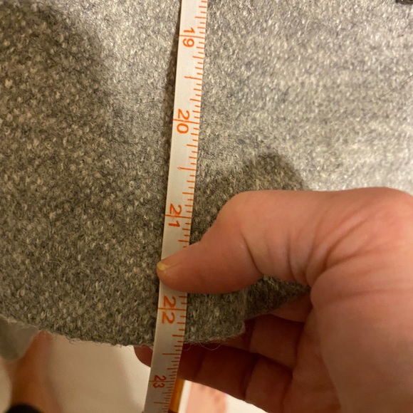 Grey wool Gap moto jacket - Picture 7 of 7